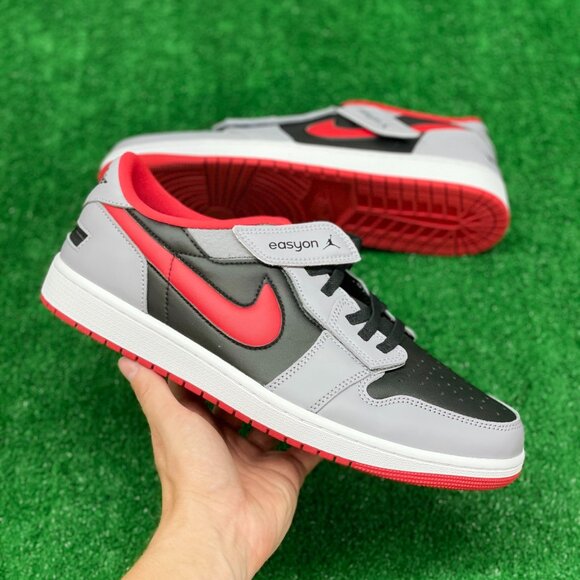Nike Air Jordan 1 FlyEase Mens Sportswear Shoes Gray DM1206-060 NEW Size 12.5